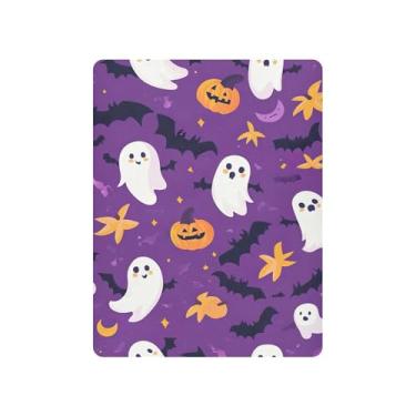 Imagem de xigua Lençol de berço Kawaii Ghosts para meninas e meninos, macio e respirável, adequado para berço padrão e cama infantil 68,5 x 99 cm