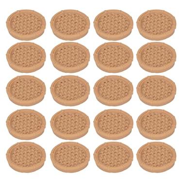 Imagem de SIWOTED 20 PCS Casa de Bonecas Placa de Bambu Resina Modelo de Placa Em Miniatura Realista para Casa de Brincar 1/12 1/6