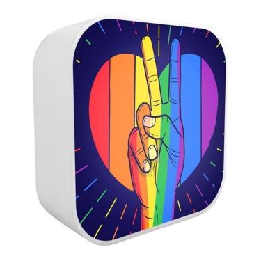 Imagem de Luminária Box Peace And Love