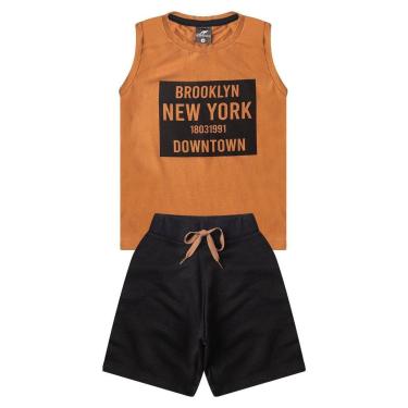 Imagem de Conjunto Infantil Menino Verão Regata Brooklyn Kangulu-Masculino