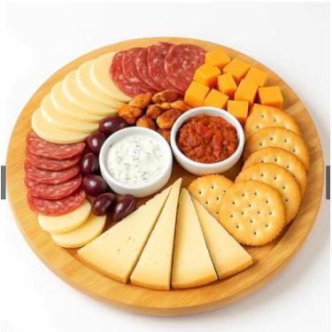 Imagem de Tábua Giratória Redonda de Bambu 32cm