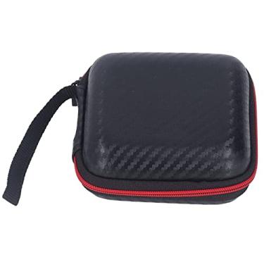 Imagem de Cryfokt Mini Bolsa de Armazenamento para Câmera Com Absorção de Choque à Prova D'água, Elegante Bolsa de Transporte para Câmera de Ação para Esportes Ao Ar Livre, Mini para de Superfície de PU para