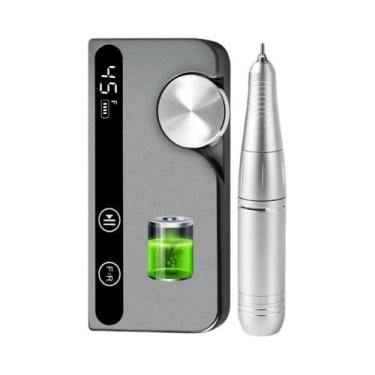 Imagem de Kit De Máquina De Perfuração De Unhas Recarregável 45000RPM, Lixadeira