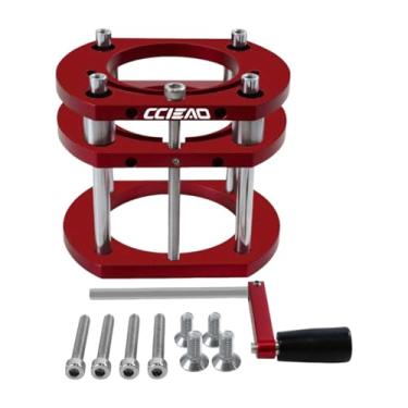 Imagem de Fenteer de elevação para mesa de tupia, ferramenta auxiliar de gravação, placa de inserção multifuncional de precisão para mesa de tupia em máquinas, Vermelho