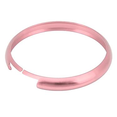Imagem de Estink Anel de Chaveiro para Carro Anel de Chaveiro Remoto Tampa de Chaveiro Em Liga de Alumínio Capa de Chaveiro de Substituição para R55 R56 R57 R58 R59 R60 Com Proteção contra (Rosa)