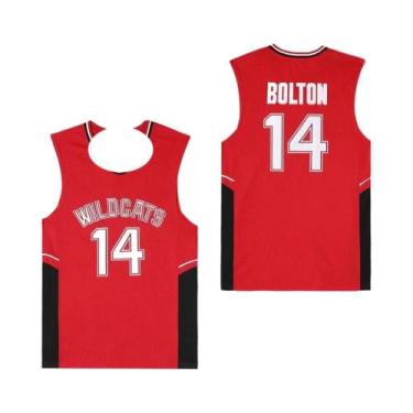 Imagem de Camisa De Basquete Azul Impressa Em 3D Harlem 13 Chamberlain Roupas Es