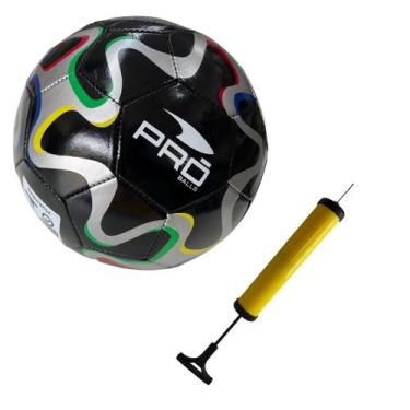 Imagem de Bola Futebol Campo Tamanho Oficial  - t11, Preto