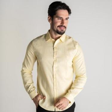Imagem de Camisa Linho Acostamento Masculina-Masculino