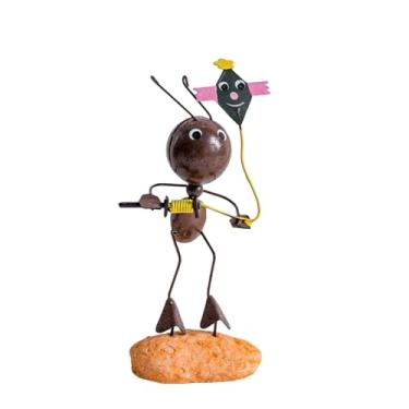 Imagem de Estilo Pastoral Pequeno Modelo de Formiga Decoração Artesanato Criativo Ferro para Sala Estar Estudo Janela Presente Voa