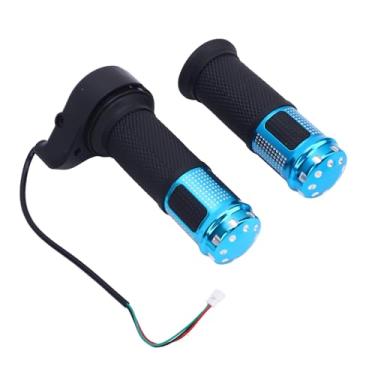 Imagem de Alomejor Alça de Aceleração da Scooter de Liga de Alumínio, Punho do Guidão da Scooter Elétrica para Substituição de Bicicleta Elétrica (Azul)