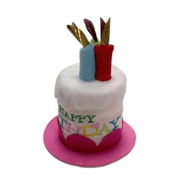 Imagem de Generic Decorações para capacete, enfeite de chapéu para bolo de aniversário, para ciclismo, bicicleta e skate, Rosa