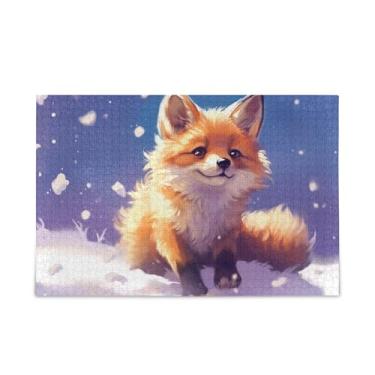 Imagem de Quebra-cabeça de 1000 peças, com bolsa de armazenamento de papel e madeira para adultos