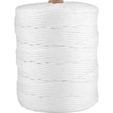 Imagem de Corda Multifilamento Trançada 5mm x 356m Branca Vonder