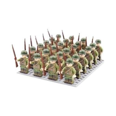 Imagem de Boneco De Blocos De Montar Soldado Da Segunda Guerra Mundial Alemão Br