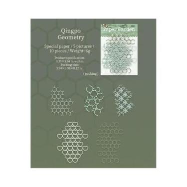 Imagem de Papel De Renda Vintage Texturizado 10 Peças Para Scrapbook, Álbum De F