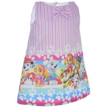 Imagem de Vestido Patrulha Canina Rosa - Tubinho Trapézio - Princesas&Amp;Cia, 0