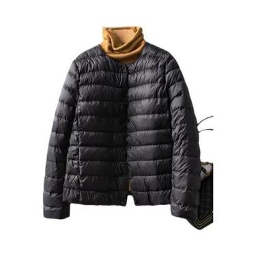 Imagem de Jaqueta De Pluma De Pato Ultralight Para Mulheres, Casaco Acolchoado Q