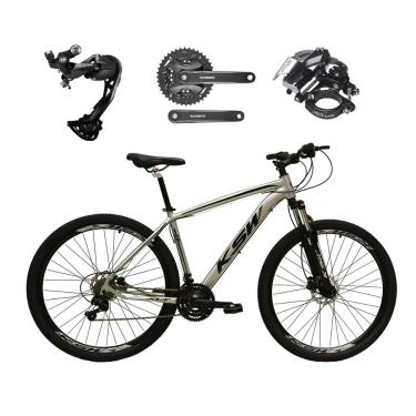 Imagem de Bicicleta Aro 29 KSW XLT Alumínio 27v Shimano Alívio/Altus Freio Hidráulico Garfo com Trava-Unissex