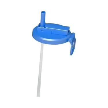 Imagem de Tampa De Silicone Reutilizável Para Latas De Refrigerante Com Canudo P