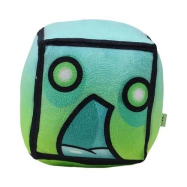 Imagem de Brinquedo De Pelúcia Cute Geometry Dash Cube, Pequeno Almofada, Boneco