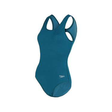 Imagem de Maiô, Speedo, Clipback, Com Decote e Clip nas Costas, tamanho GG - Azul verde