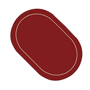 Imagem de YOUTHINK Tapete de Comida Oval de Couro Com Isolamento Térmico, Protetores de Mesa de Couro Premium para Uso Doméstico e Em Restaurantes, Leve e Antiderrapante, Perfeito para Festas e Jantares