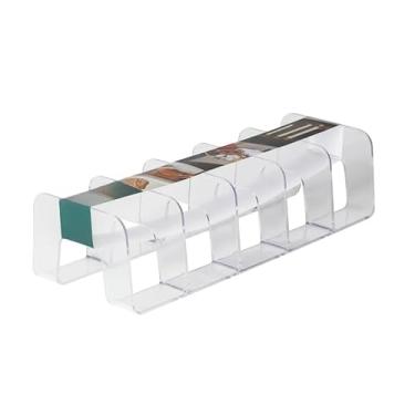 Imagem de Organizador Acrilico Escritorio Estante Sala Multiuso Livros Bolsa Clutch Paramount com divisorias(1.)