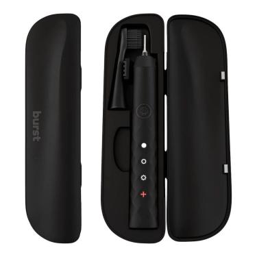 Imagem de Escova de Dentes Elétrica cm Estojo de zenamento para Viagem, BURST, Preto