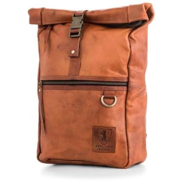 Imagem de Berliner Mochila Vintage de Couro Utrecht M para Laptop Impermeável Unissex