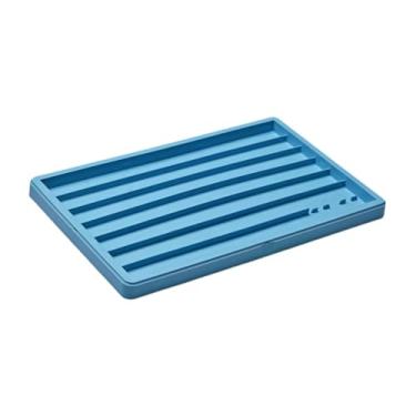 Imagem de predolo Caixa organizadora para teclas, empilhável e leve, compacta e, ideal para guardar teclas de teclado mecânico, Azul
