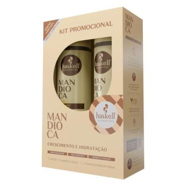 Imagem de Shampoo + Condicionador Haskell Mandioca 300ml cada