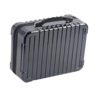 Imagem de MERIGLARE Bolsa de transporte para controle remoto de avião, compatível com transmissor RC, com fechamento em zíper, preta, para AT9S/I6X.