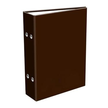 Imagem de Álbum para 240 Mini Fotos - Guardamemórias Prático para Armazenar Momentos Especiais em Ambientes Domésticos e Decoração (MARROM)