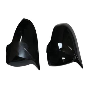 Imagem de Capa Preta Brilhante Para Espelho Retrovisor Lateral Do Carro, Padrão De Fibra De Carbono, Compatível Com Toyota Mark X-Reiz 2010-2017(Bright Black)