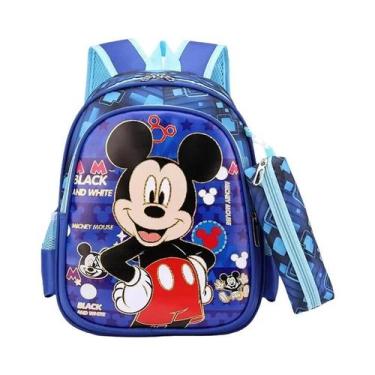 Imagem de Mochila Unissex De Grande Capacidade Disney Homem-Aranha Com Estojo Pa