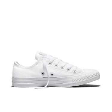 Imagem de Converse Tênis unissex Chuck Taylor All Star 2018 Seasonal de cano baixo, Branco monocromático, 18.0 men/ 20.0 women