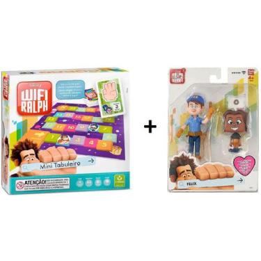 Imagem de Jogo Tabuleiro Wifi Ralph + Boneco Felix Com Avatar - Copag