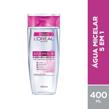 Imagem de Água Micelar Solução de Limpeza 5 em 1 L'Oréal Paris - 400ml-Feminino