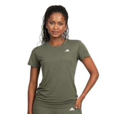 Imagem de Camiseta Adidas Own The Run 3S Feminina - Verde 2GG-Feminino