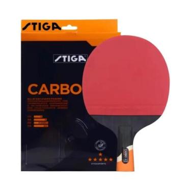 Imagem de Raquete De Tênis De Mesa STIGA CARBO 6 Estrelas Avançada Para Ataque R