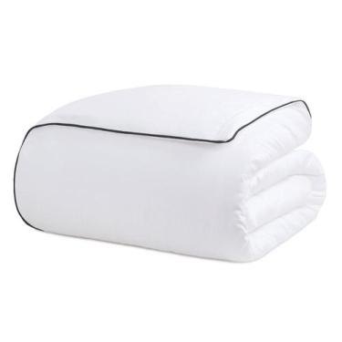 Imagem de Duvet com Vivo Basics Branco e Preto 200 Fios Casal - Westwing Collect