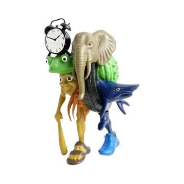 Imagem de Figurinha Italiana Monster Fusion Edition Brainrot Tungtungtung Sahur,