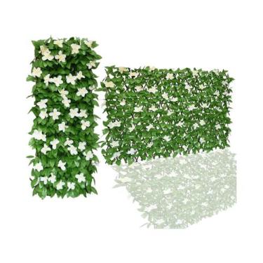 Imagem de Tela Expansível De Hera Artificial Para Decoração De Parede, Varanda, 