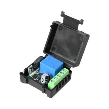 Imagem de Módulo De Relé RF Sem Fio 433Mhz Com Botão Redondo, Kit De Controle Re