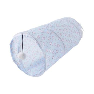 Imagem de Túnel Dobrável Para Gatos, Brinquedo Interativo Divertido Para Gatinho