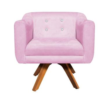 Imagem de Kit Namoradeira 2 Lugares E 2 Poltronas Julia Rosa Bebê