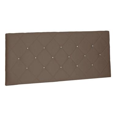 Imagem de Cabeceira Painel Estofada Box Casal Tânia 140cm Caramelo