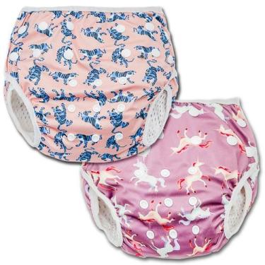 Imagem de Fraldas de natação Joyo roy tamanho 4 reutilizáveis à prova d'água par