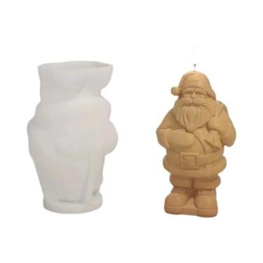 Imagem de Molde De Silicone Do Papai Noel Para Velas Aromáticas, Sabonetes, Arte