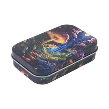 Imagem de Estojo Masculino Para Cigarros, Papel De Enrolar, Ervas E Tabaco, Caix